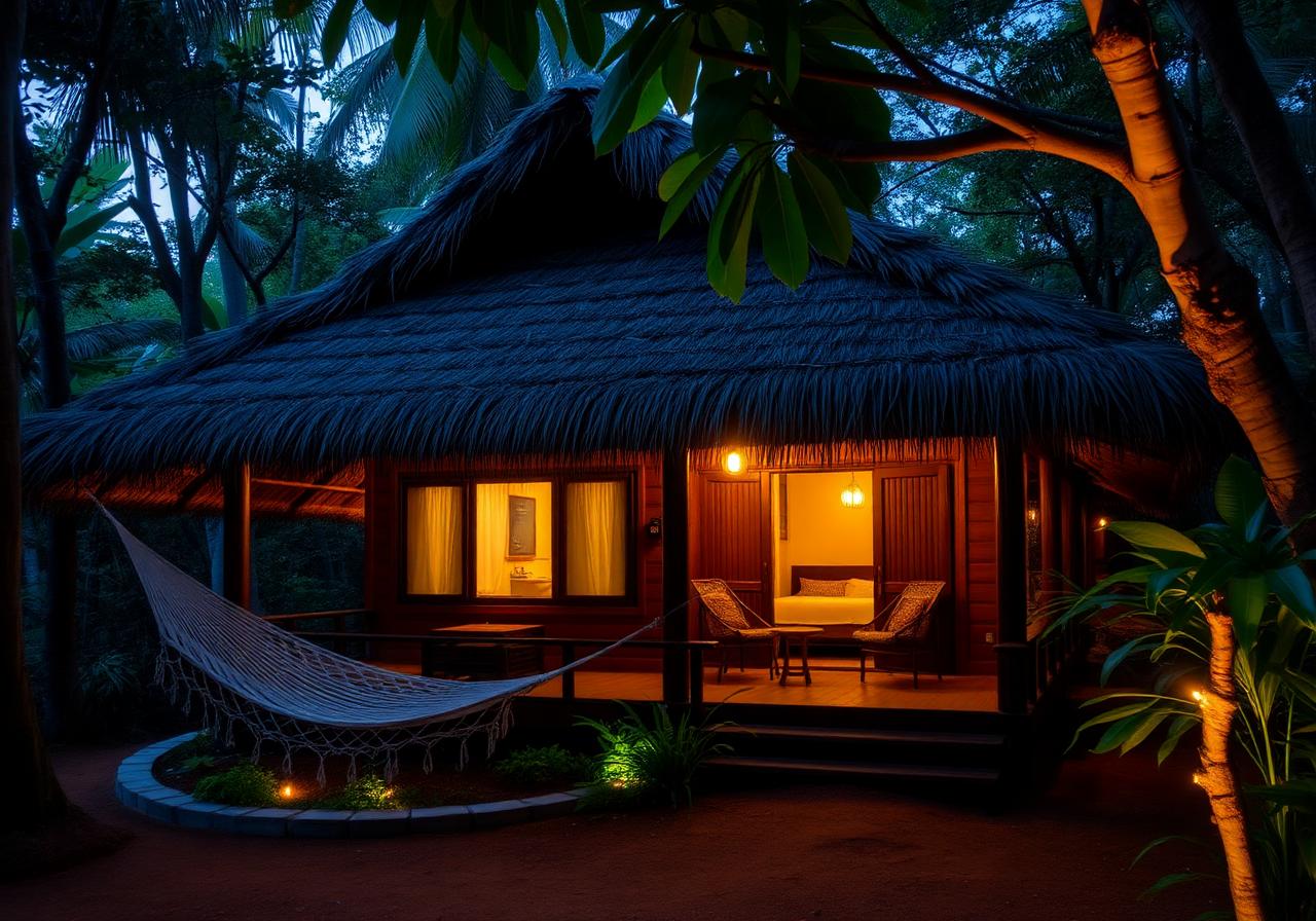 Eco bungalow in Sri Lankan jungle